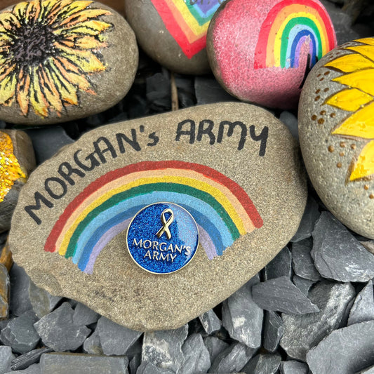 Morgan's Army Glitter Enamel Badge